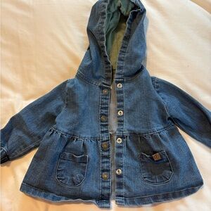 Carter's Blue Denim Hooded Jacket